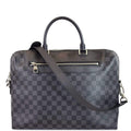 LOUIS VUITTON Porte-Documents Jour Graphite Briefcase Shoulder Bag Black