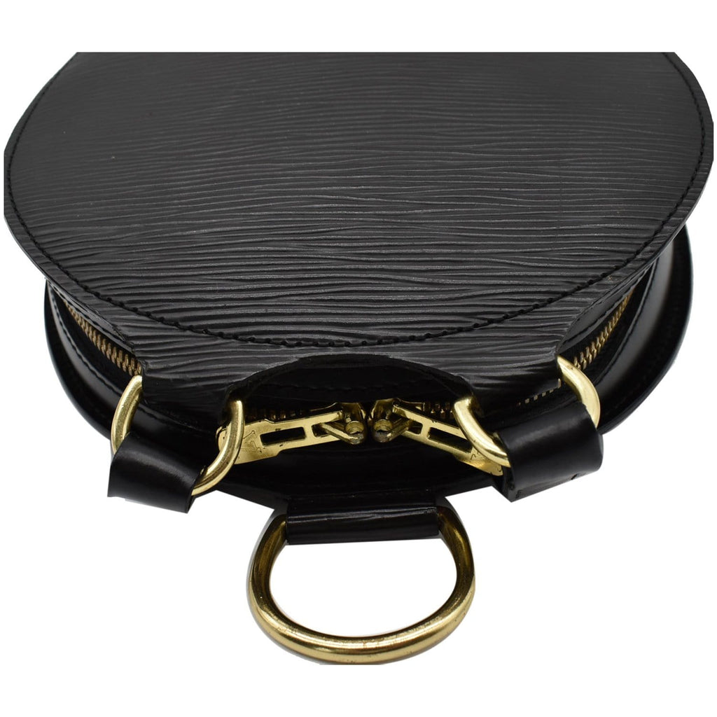 LOUIS VUITTON Mabillon Epi Leather Backpack Black