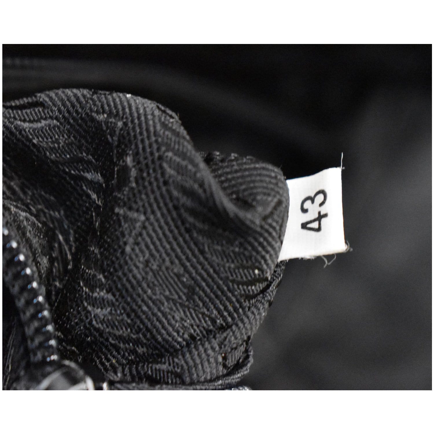 PRADA Tessuto Nylon Tote Shoulder Bag Black