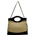 CHANEL Large 31 Shopping Calfskin Leather Shoulder Bag Beige