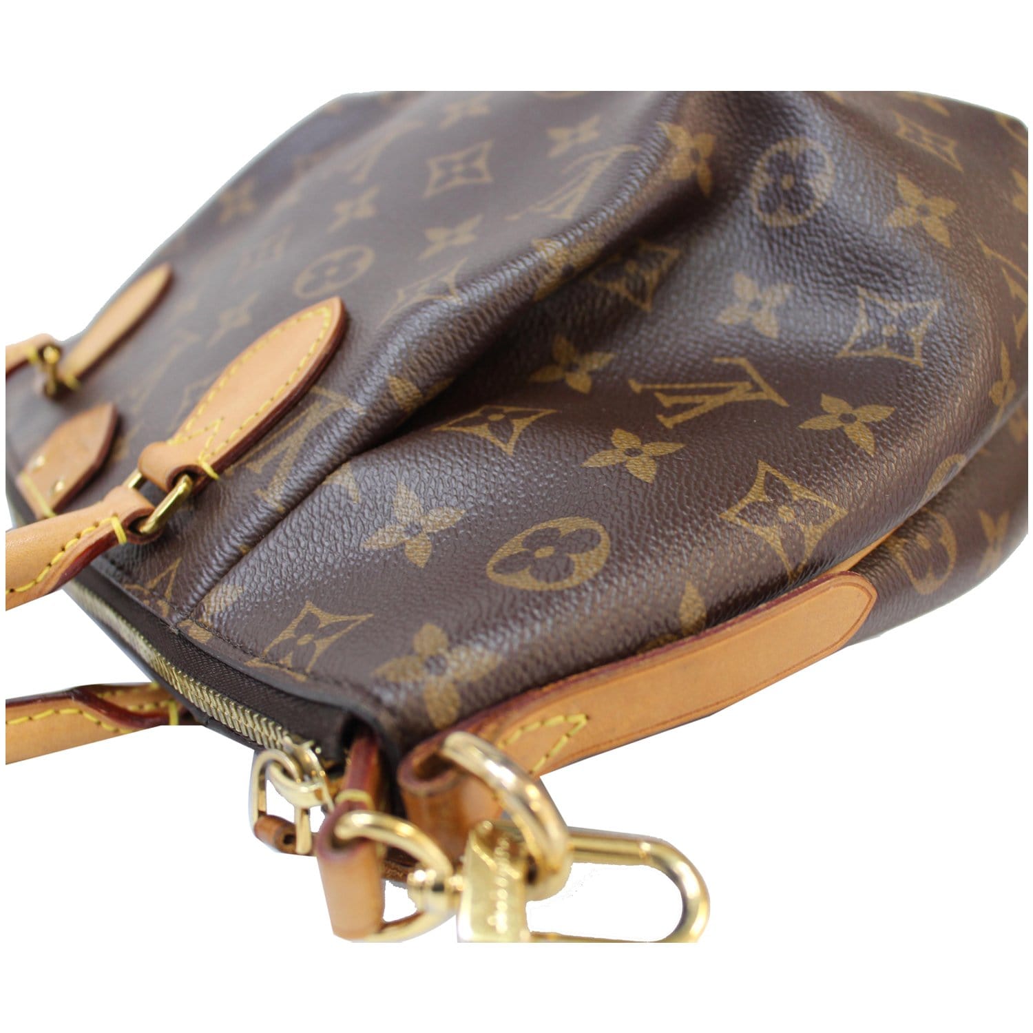 LOUIS VUITTON Turenne PM Monogram Canvas Shoulder Bag Brown