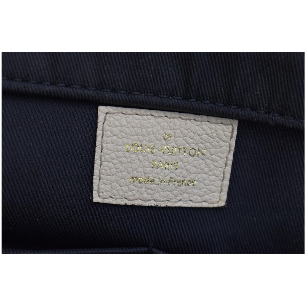 LOUIS VUITTON Sully PM Monogram Empreinte Leather Shoulder Bag Black