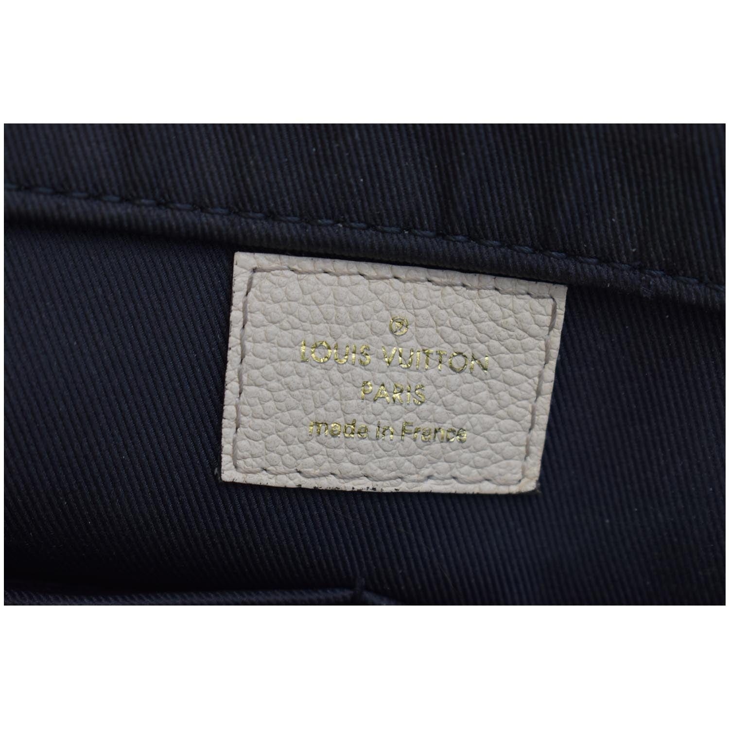 LOUIS VUITTON Sully PM Monogram Empreinte Leather Shoulder Bag Black