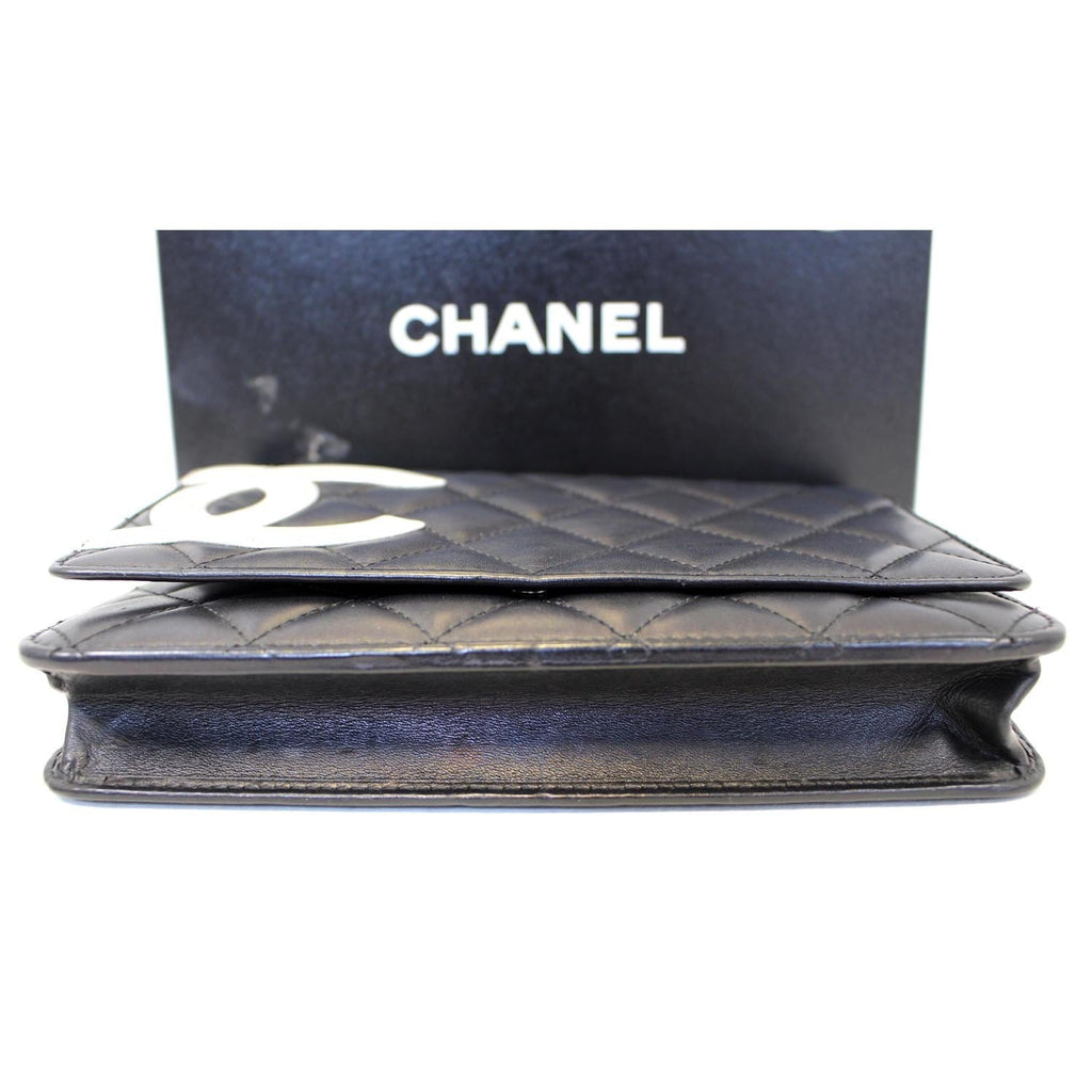 CHANEL Calfskin Quilted Cambon WOC Wallet On Chain