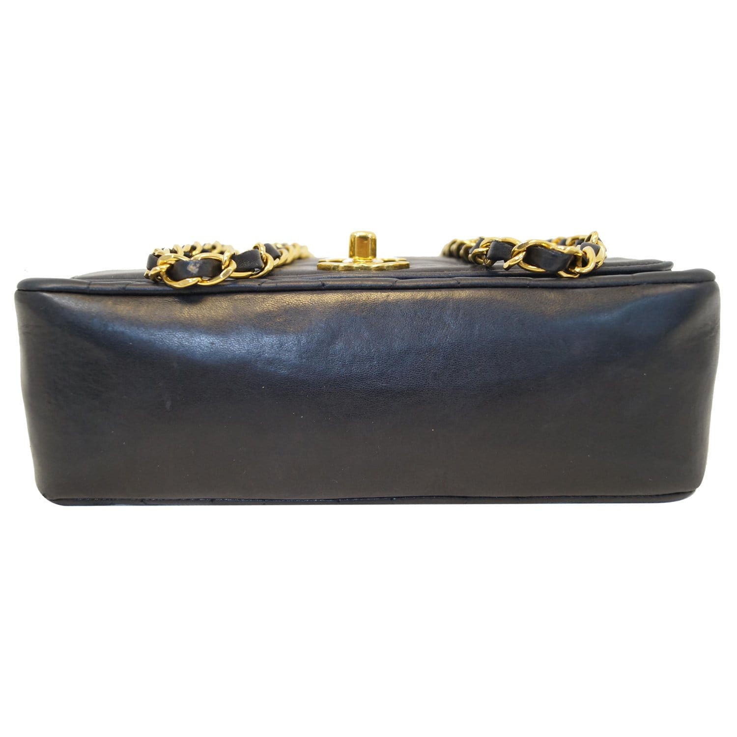 CHANEL Diana Flap Bag Quilted Lambskin Shoulder Bag Black