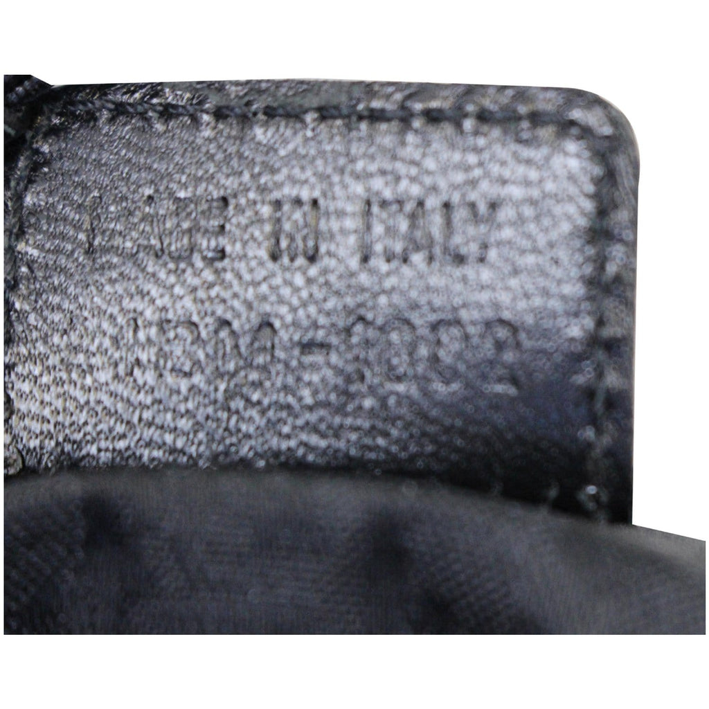 CHRISTIAN DIOR Lace Up Admit It Leather Hobo Bag Black