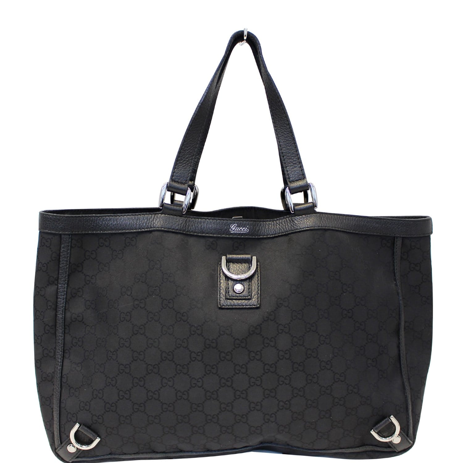 Gucci D Ring Abbey Tote Shoulder Bag 293580