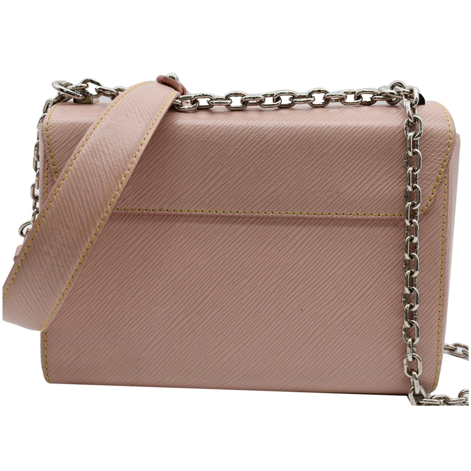 LOUIS VUITTON Twist MM Epi Leather Shoulder Bag Pink