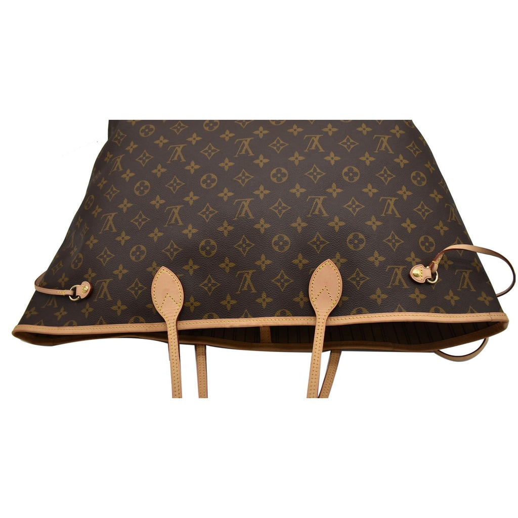 LOUIS VUITTON Neverfull GM Monogram Canvas Tote Bag Brown