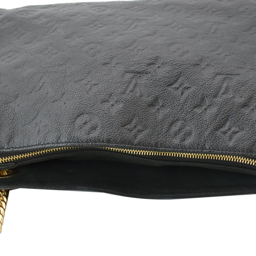 LOUIS VUITTON Surene MM Empreinte Leather Shoulder Bag Black
