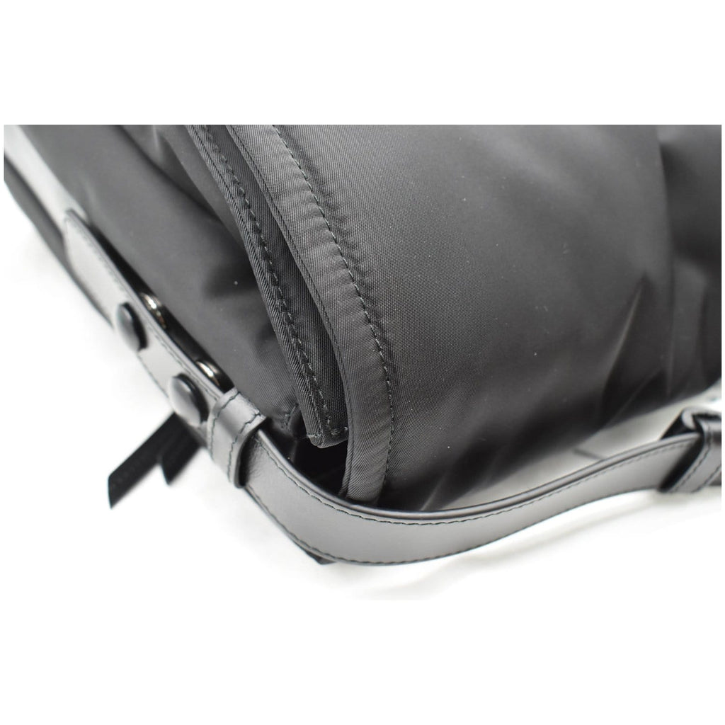 PRADA Large Padded Re-Nylon Shoulder Bag Black