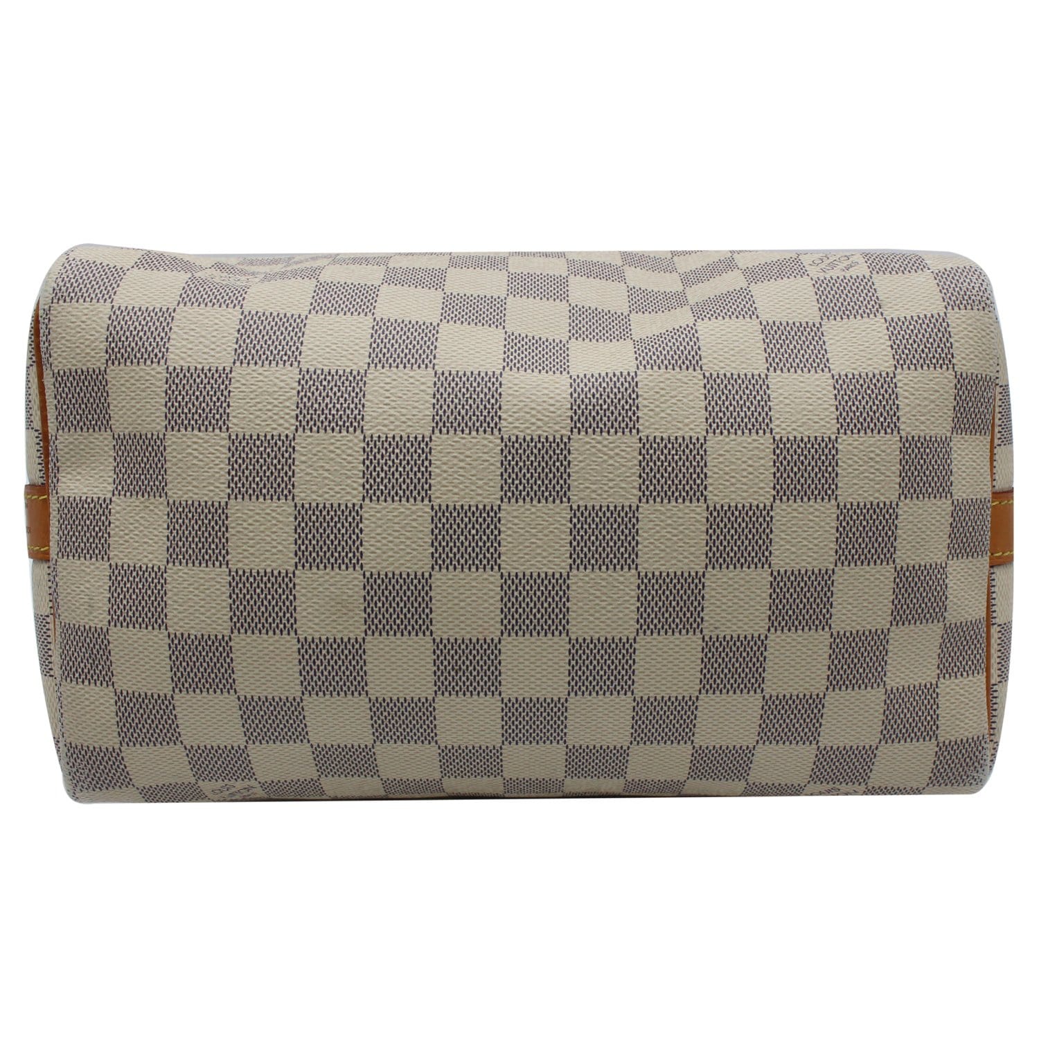 LOUIS VUITTON Speedy 25 Bandouliere Damier Azur Shoulder Bag White