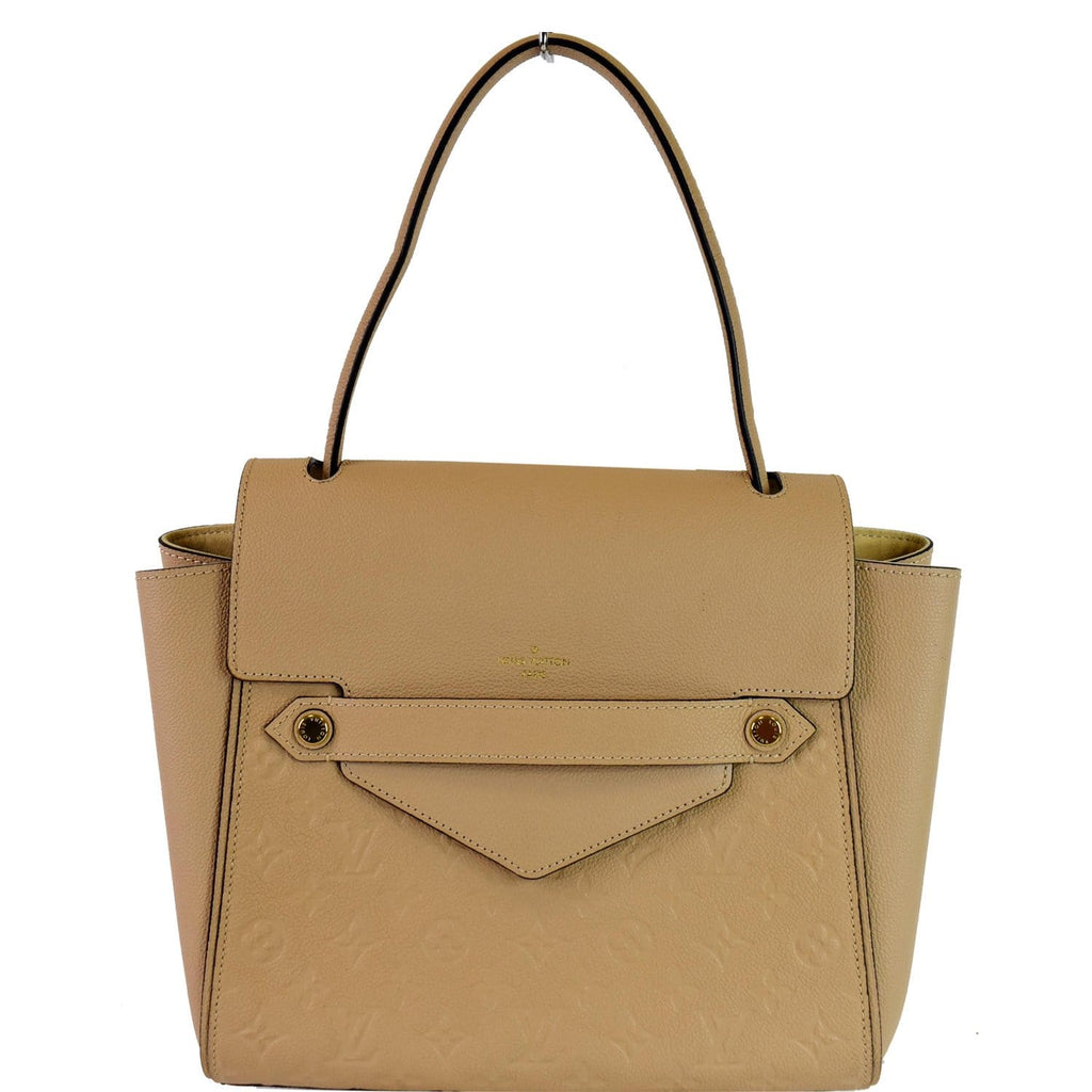 LOUIS VUITTON Trocadero Monogram Empreinte Leather Shoulder Bag Dune