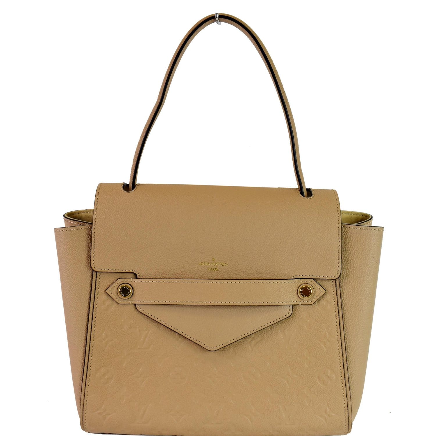 LOUIS VUITTON Trocadero Monogram Empreinte Leather Shoulder Bag Dune