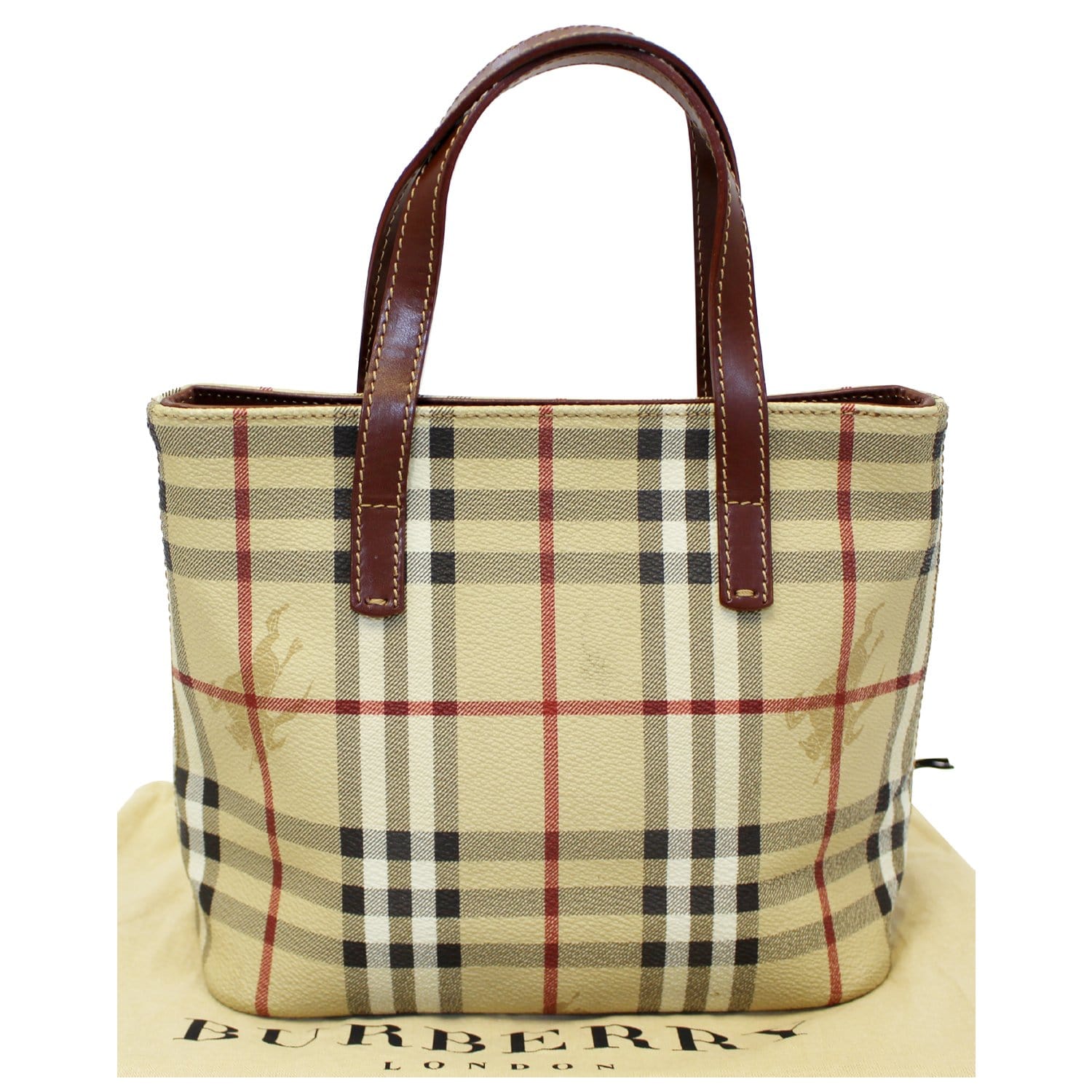 BURBERRY Nova Check Tote Bag