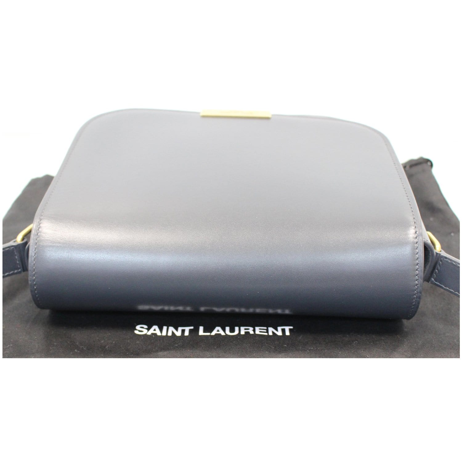 YVES SAINT LAURENT Betty Smooth Leather Shoulder Bag Grey - Last Call