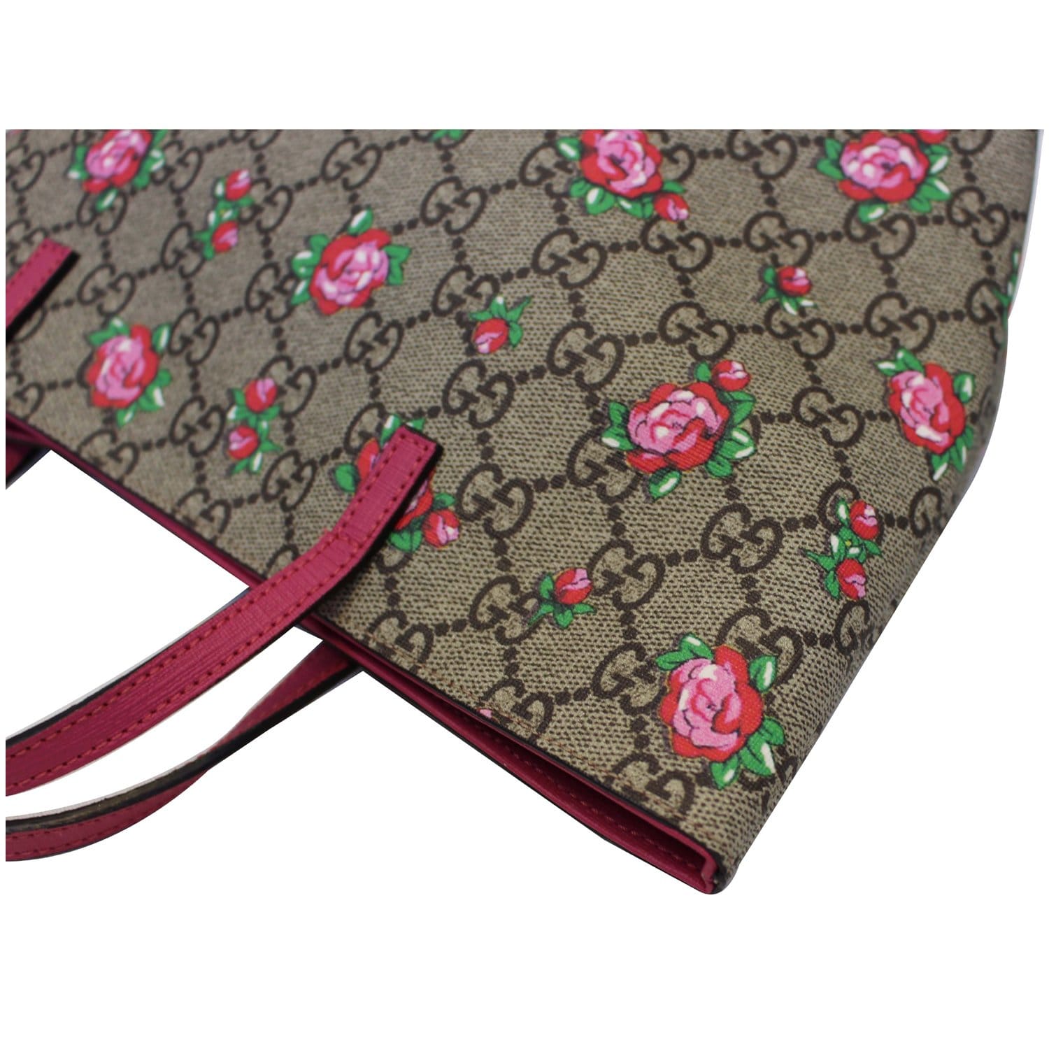 GUCCI GG Supreme Canvas Tote Bag Beige 410812