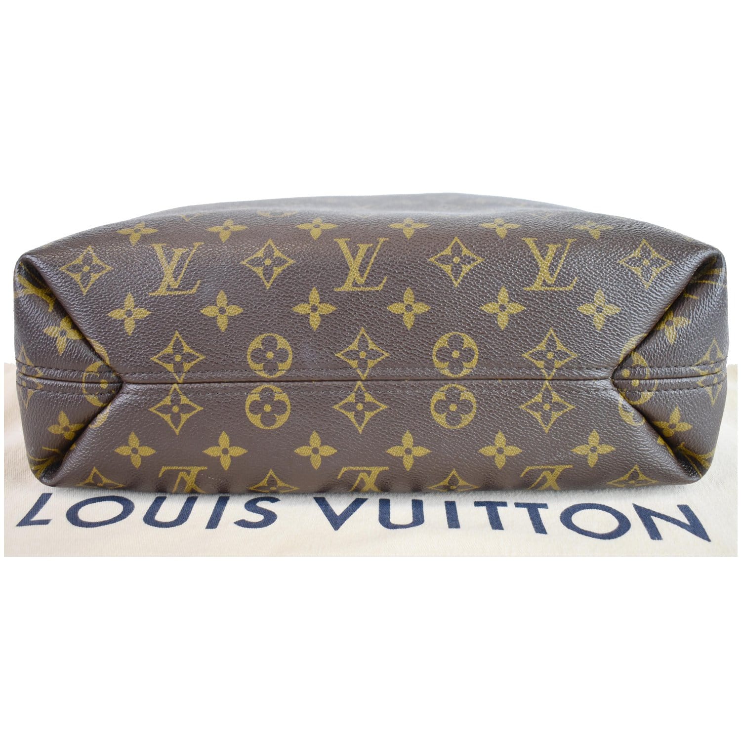 LOUIS VUITTON Sully PM Monogram Canvas Shoulder Bag Brown