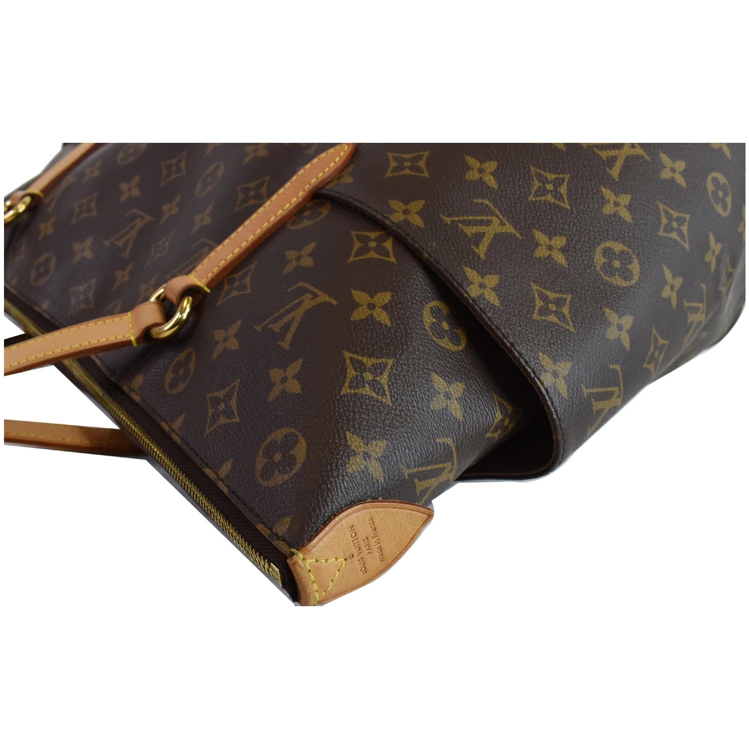 LOUIS VUITTON Totally GM Monogram Canvas Tote Shoulder Bag Brown