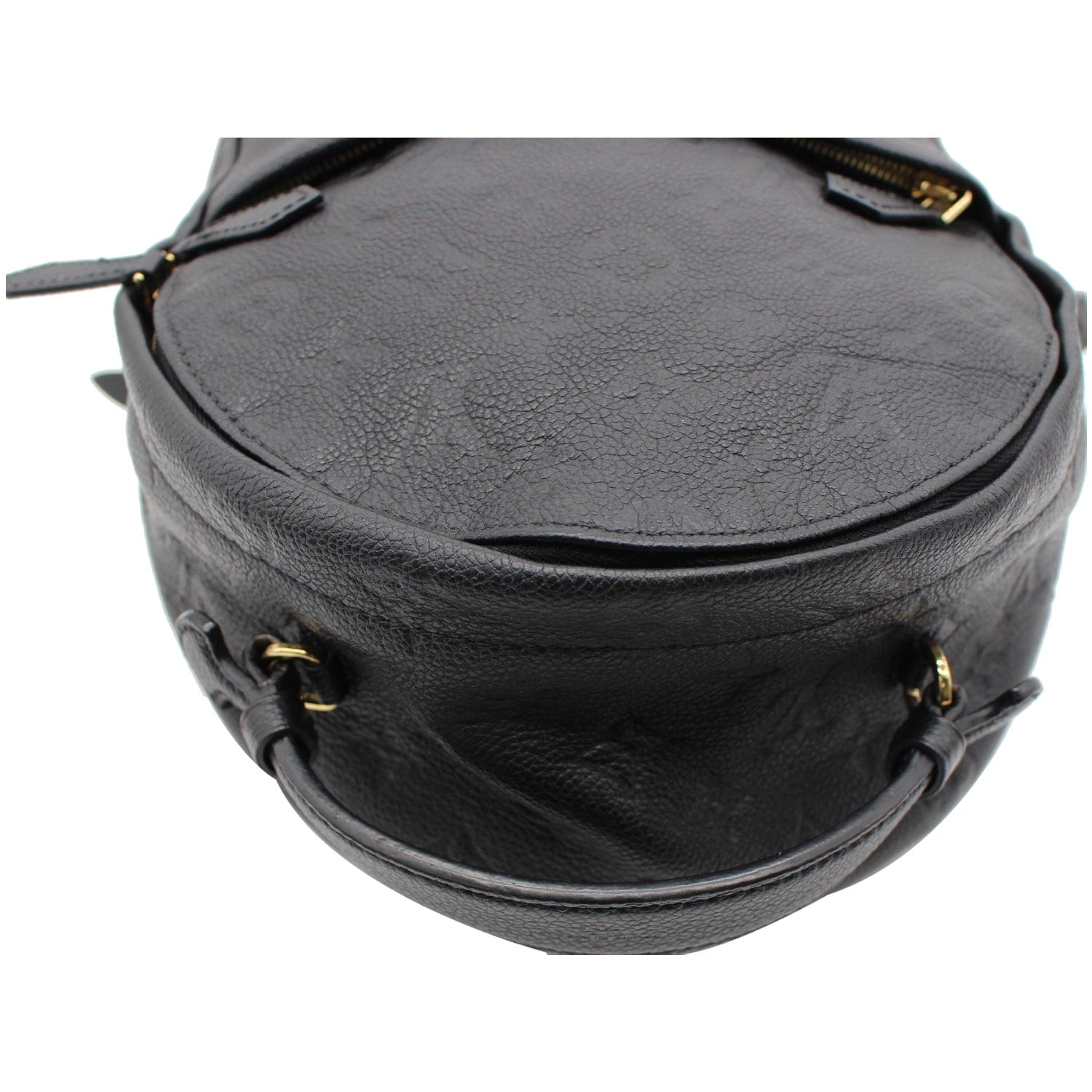 LOUIS VUITTON Sorbonne Monogram Empreinte Leather Backpack Black