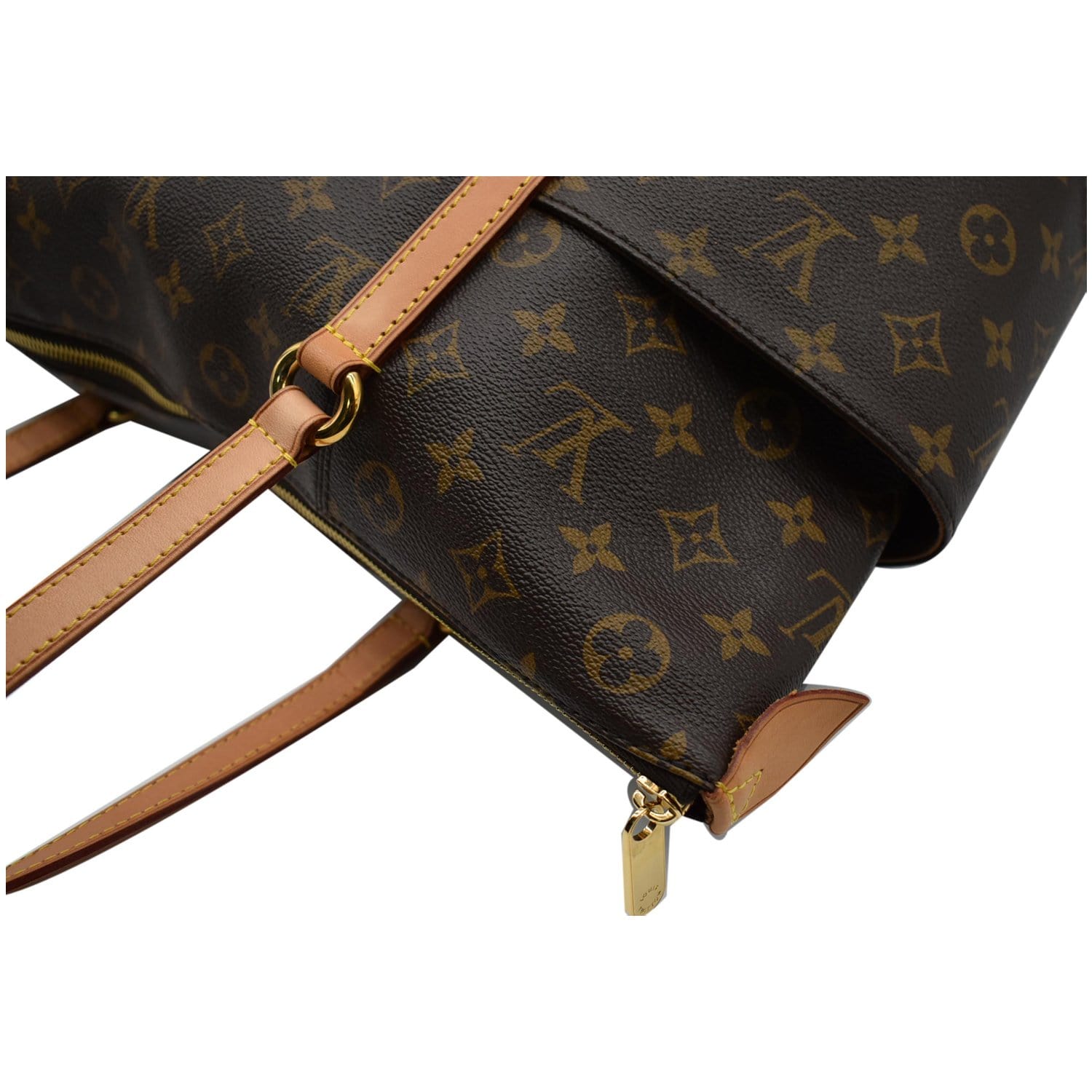 LOUIS VUITTON Totally GM Monogram Canvas Tote Shoulder Bag Brown