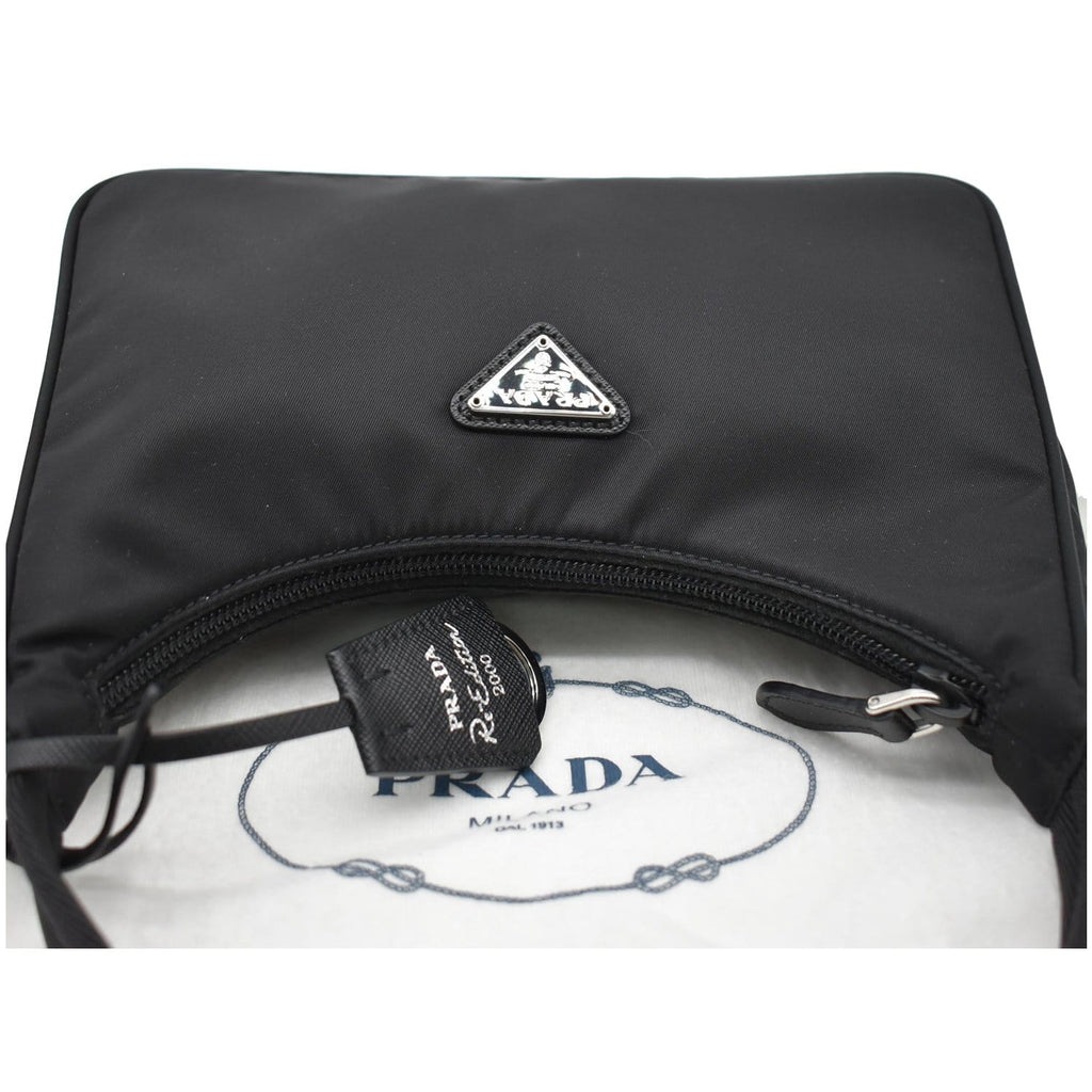 PRADA Re-Edition 2000 Mini Nylon Shoulder Bag Black