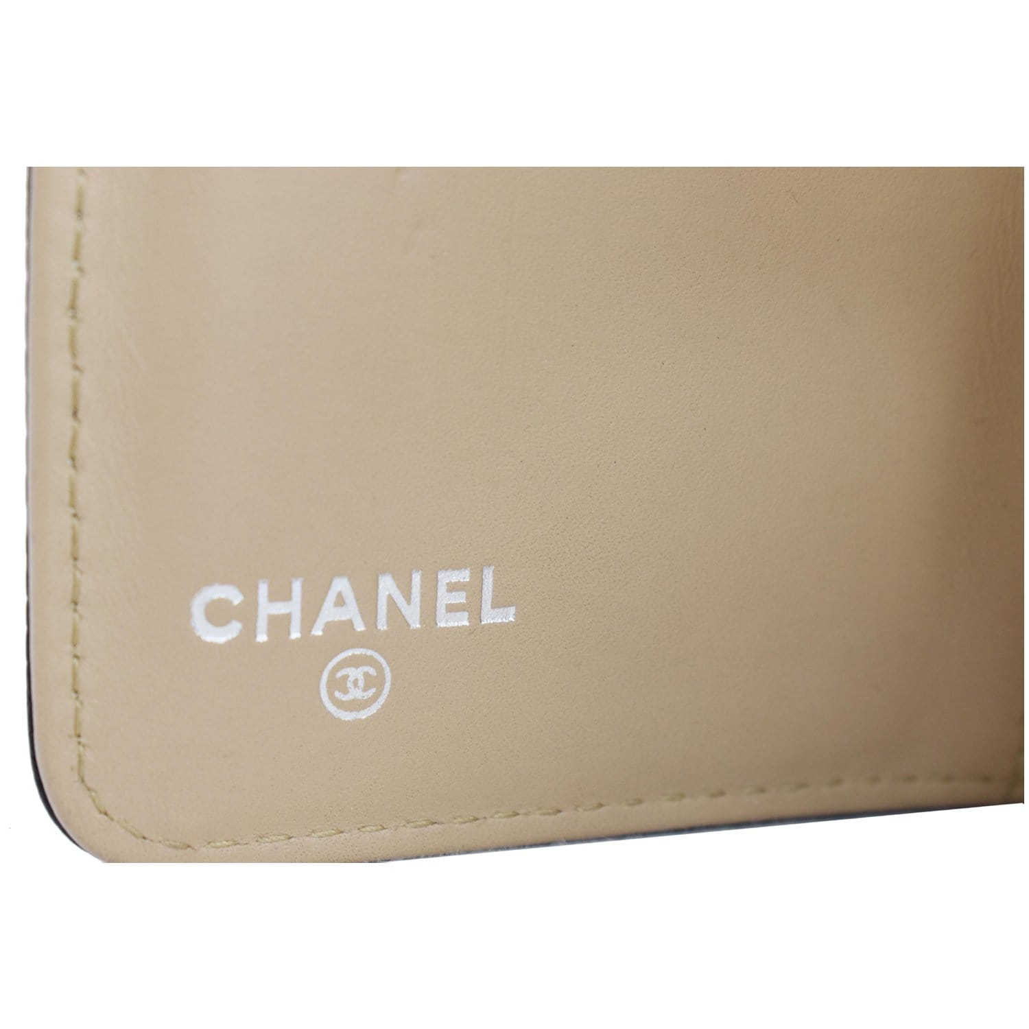 CHANEL Bifold Caviar Leather Wallet Black