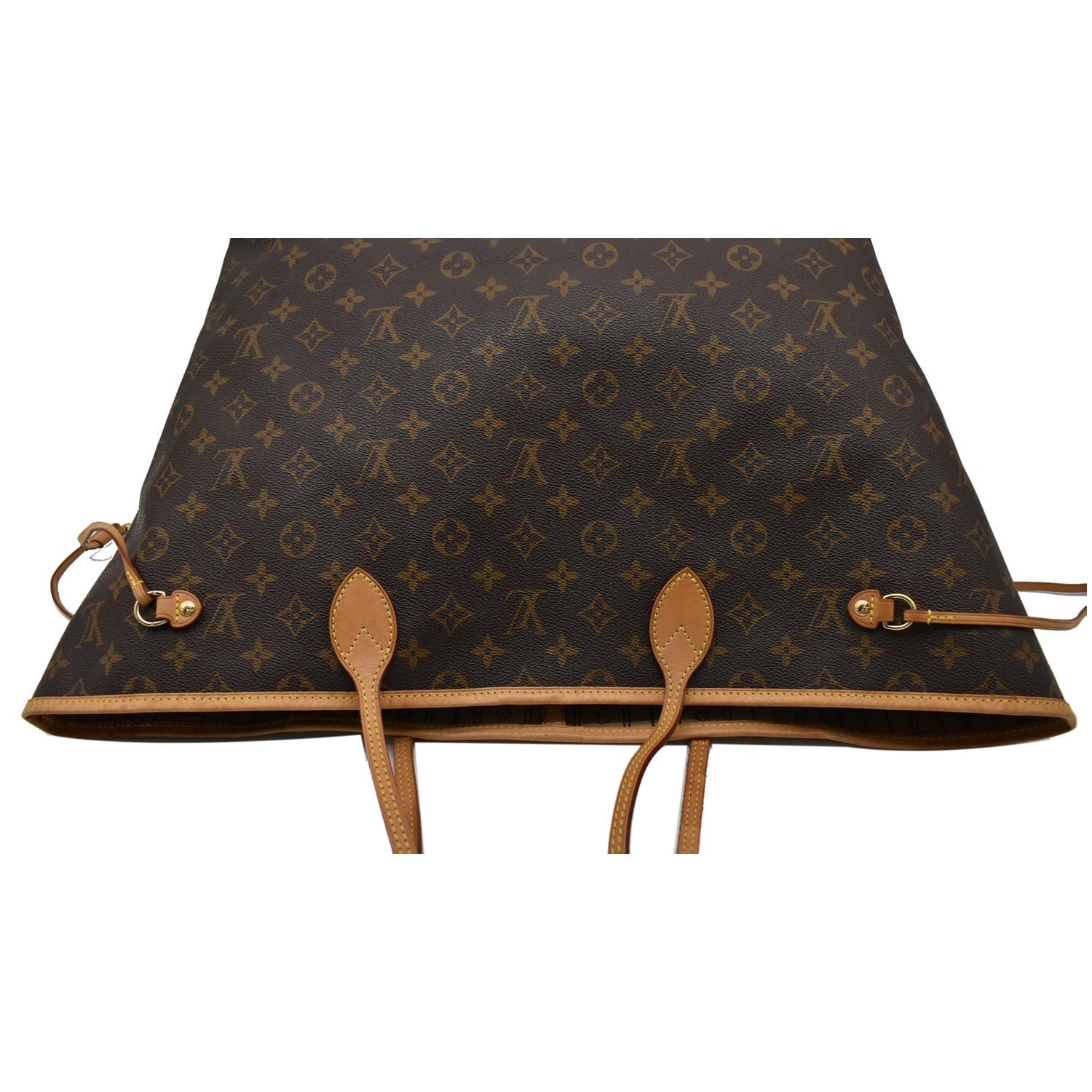 LOUIS VUITTON Neverfull GM Monogram Canvas Tote Bag Brown