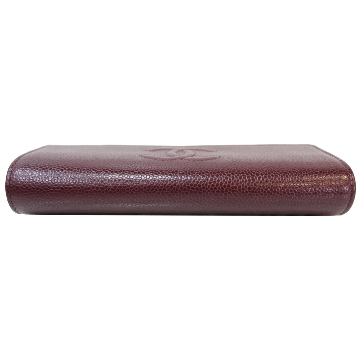 CHANEL Timeless CC Large Gusset Flap Caviar Wallet Burgundy - Last Call
