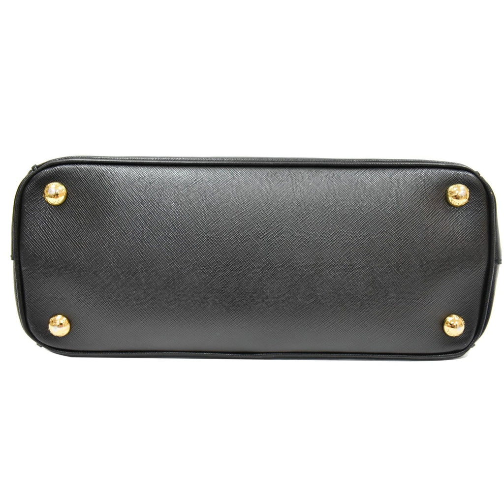 PRADA Galleria Small Saffiano Leather Tote Bag Black