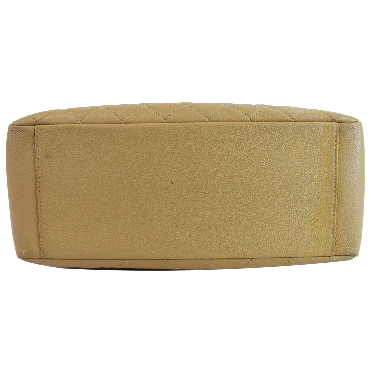 CHANEL Grand Shopping GST Caviar Leather Tote Bag Beige