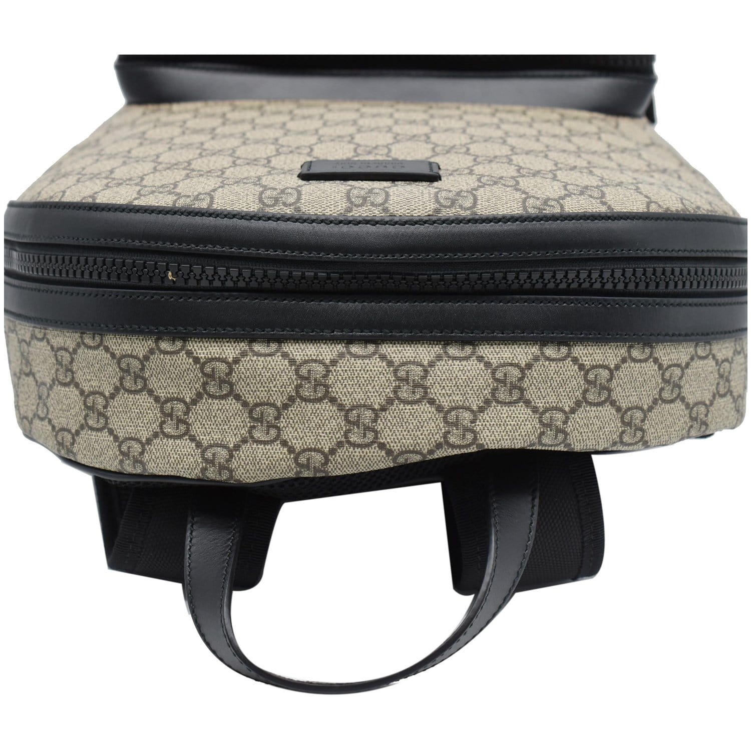 GUCCI GG Monogram Supreme Backpack Bag Beige 406370