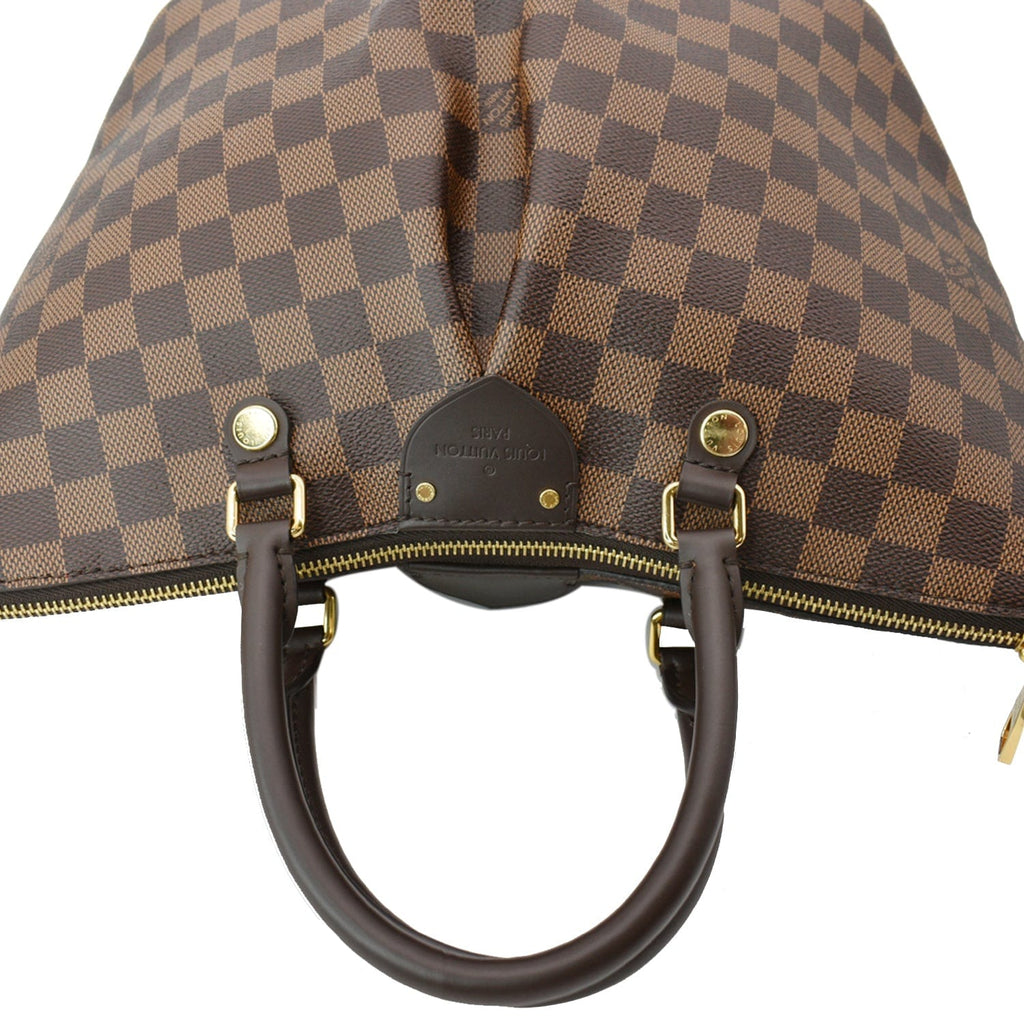 LOUIS VUITTON Siena MM Damier Ebene Shoulder Bag Brown