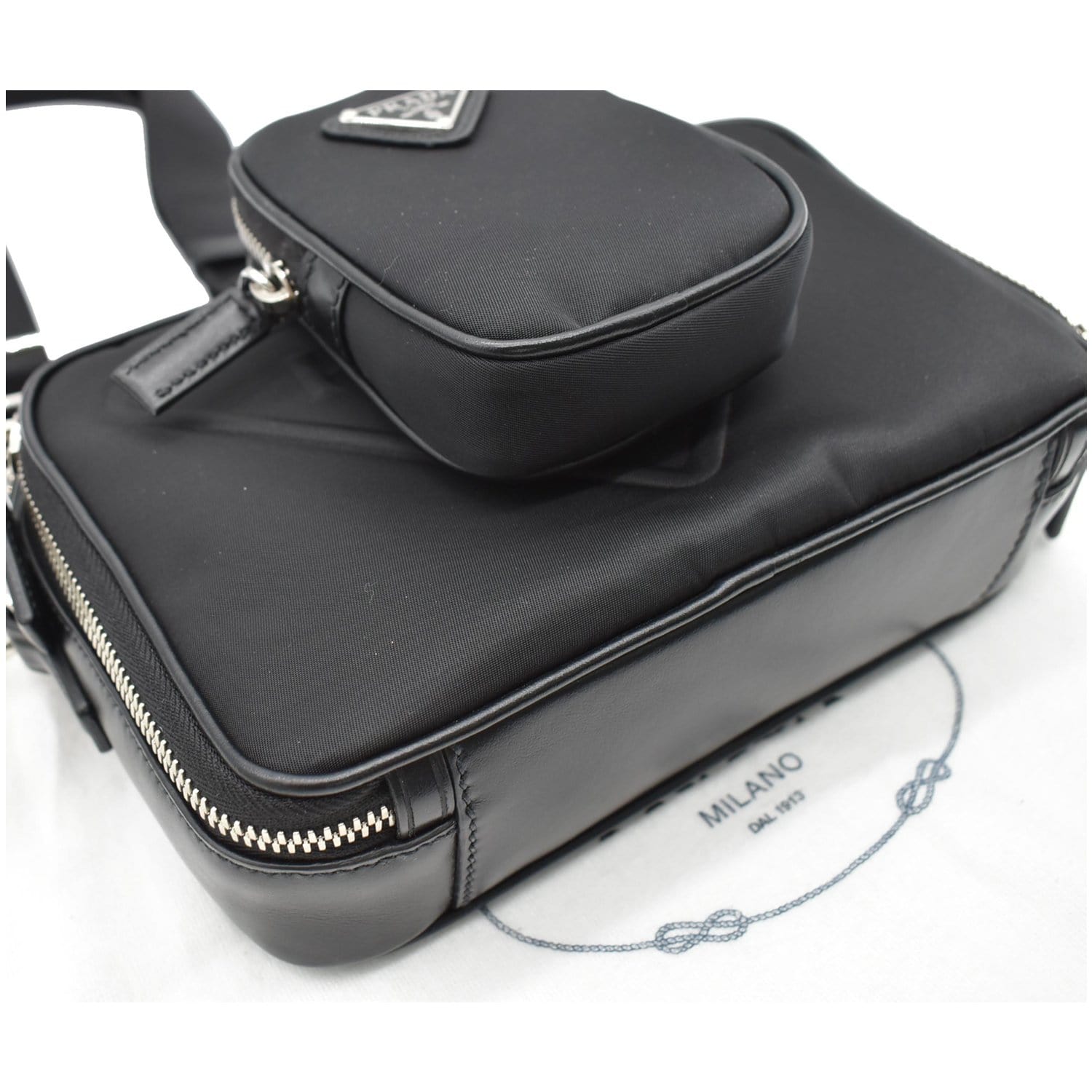 PRADA Re-Edition Nylon Shoulder Bag Black