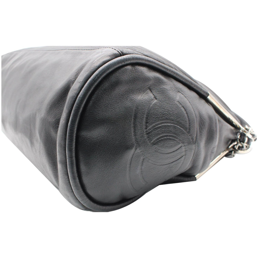 CHANEL Large Ultimate Soft Leather Hobo Bag Black