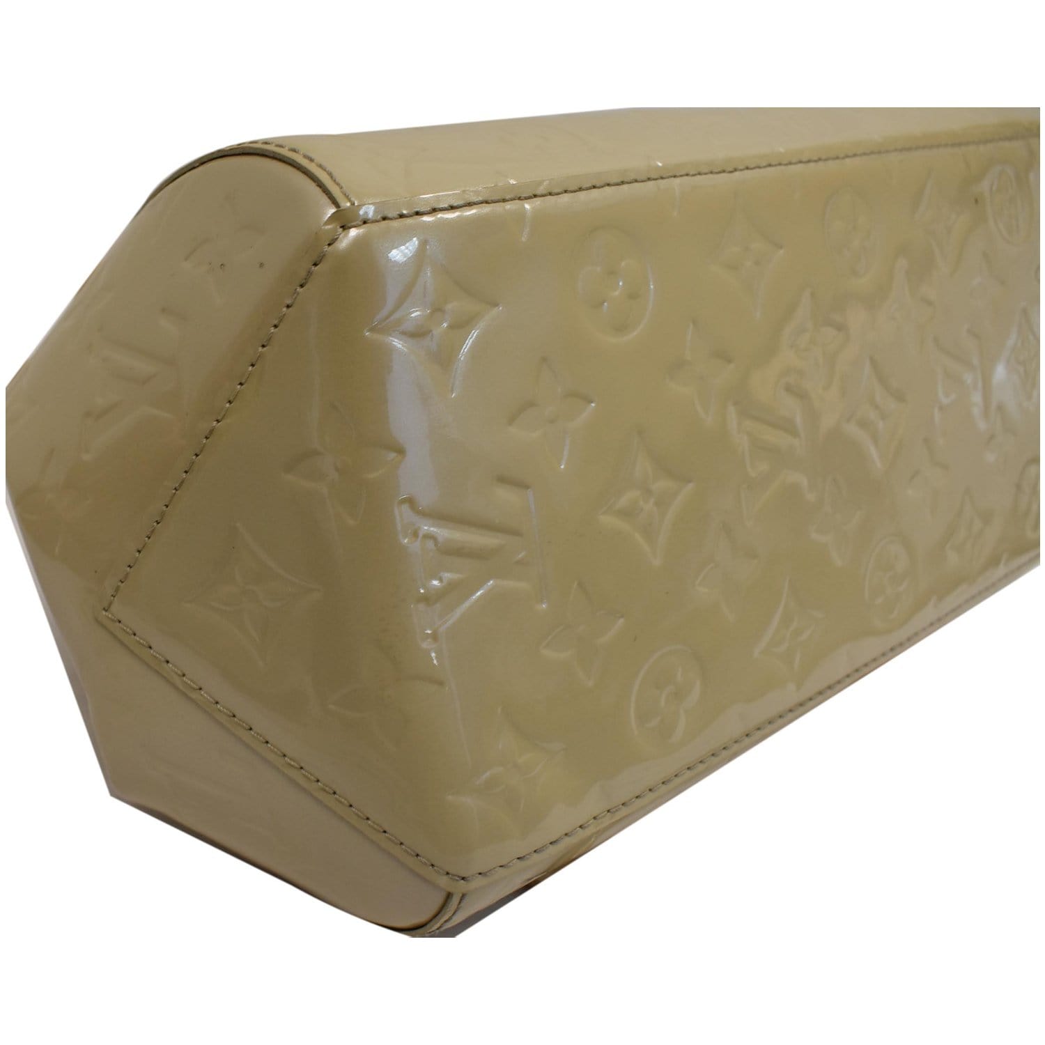Louis Vuitton Sherwood PM Blanc Corail Monogram Vernis Shoulder Bag Bronze