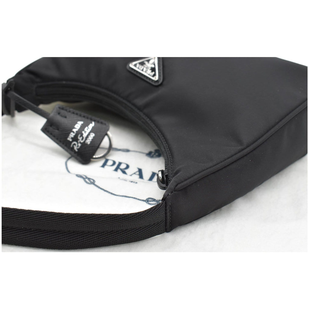 PRADA Re-Edition 2000 Mini Nylon Shoulder Bag Black