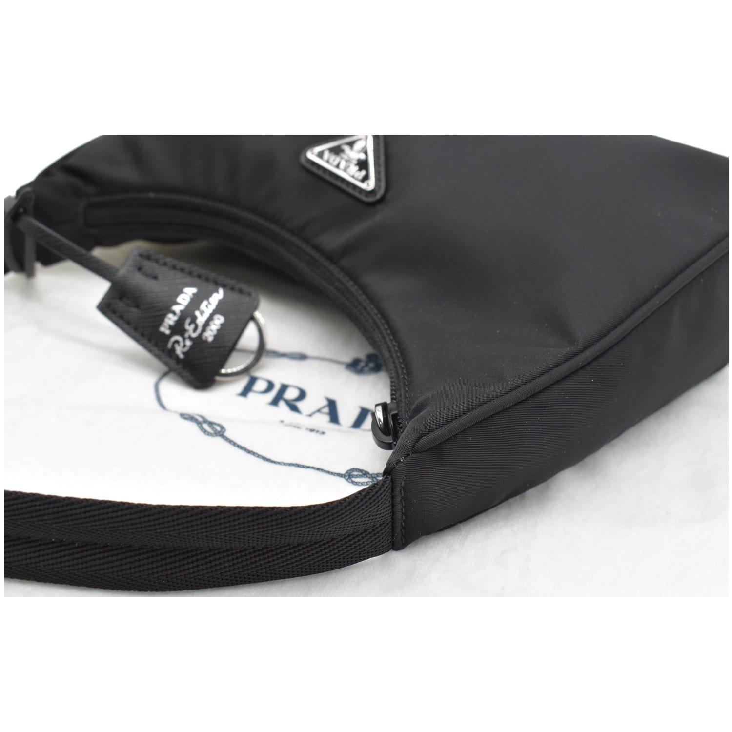 PRADA Re-Edition 2000 Mini Nylon Shoulder Bag Black