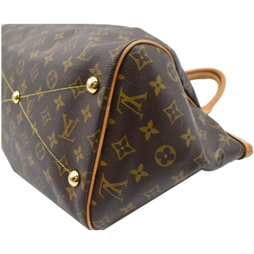 LOUIS VUITTON Tivoli GM Monogram Canvas Shoulder Bag Brown