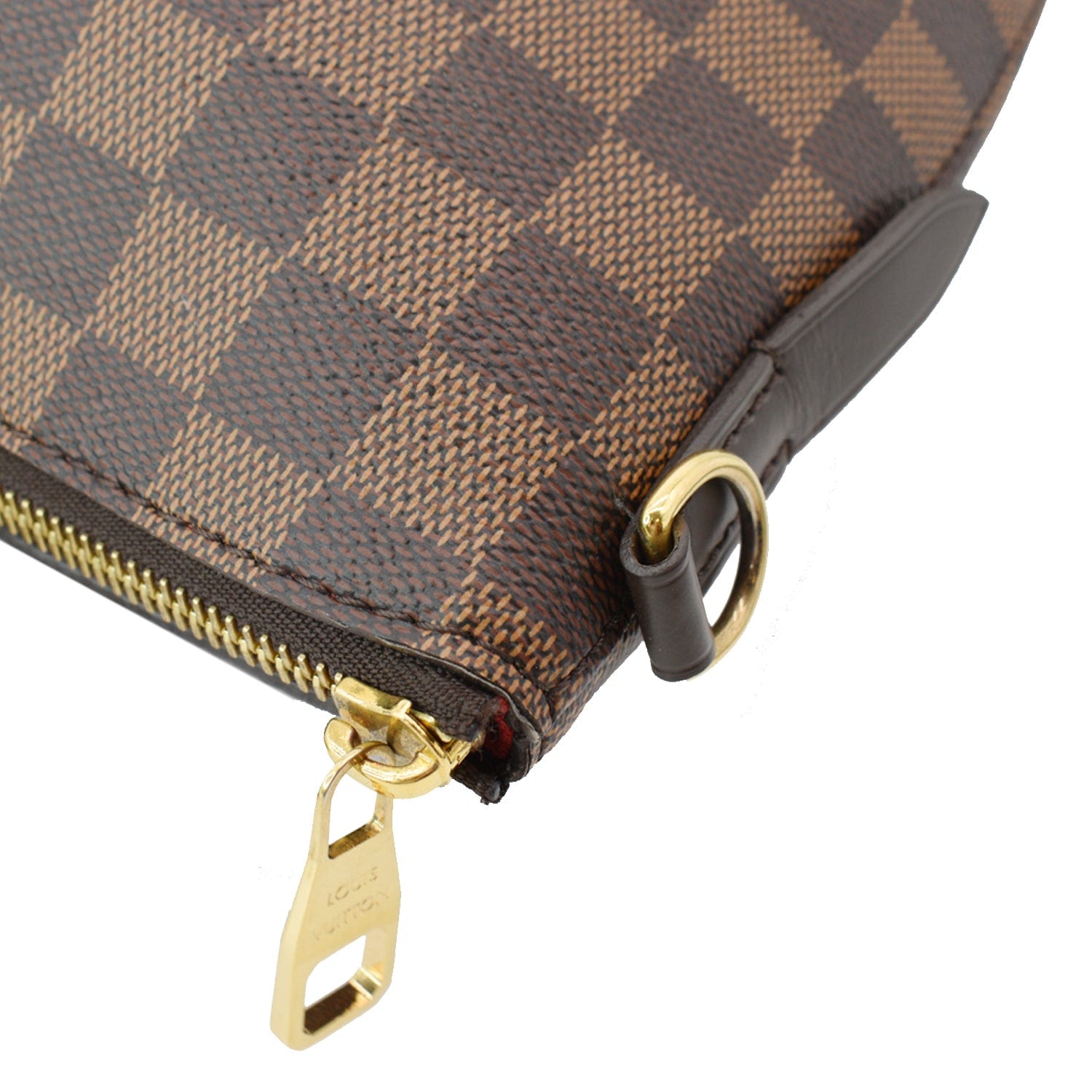 LOUIS VUITTON Siena MM Damier Ebene Shoulder Bag Brown