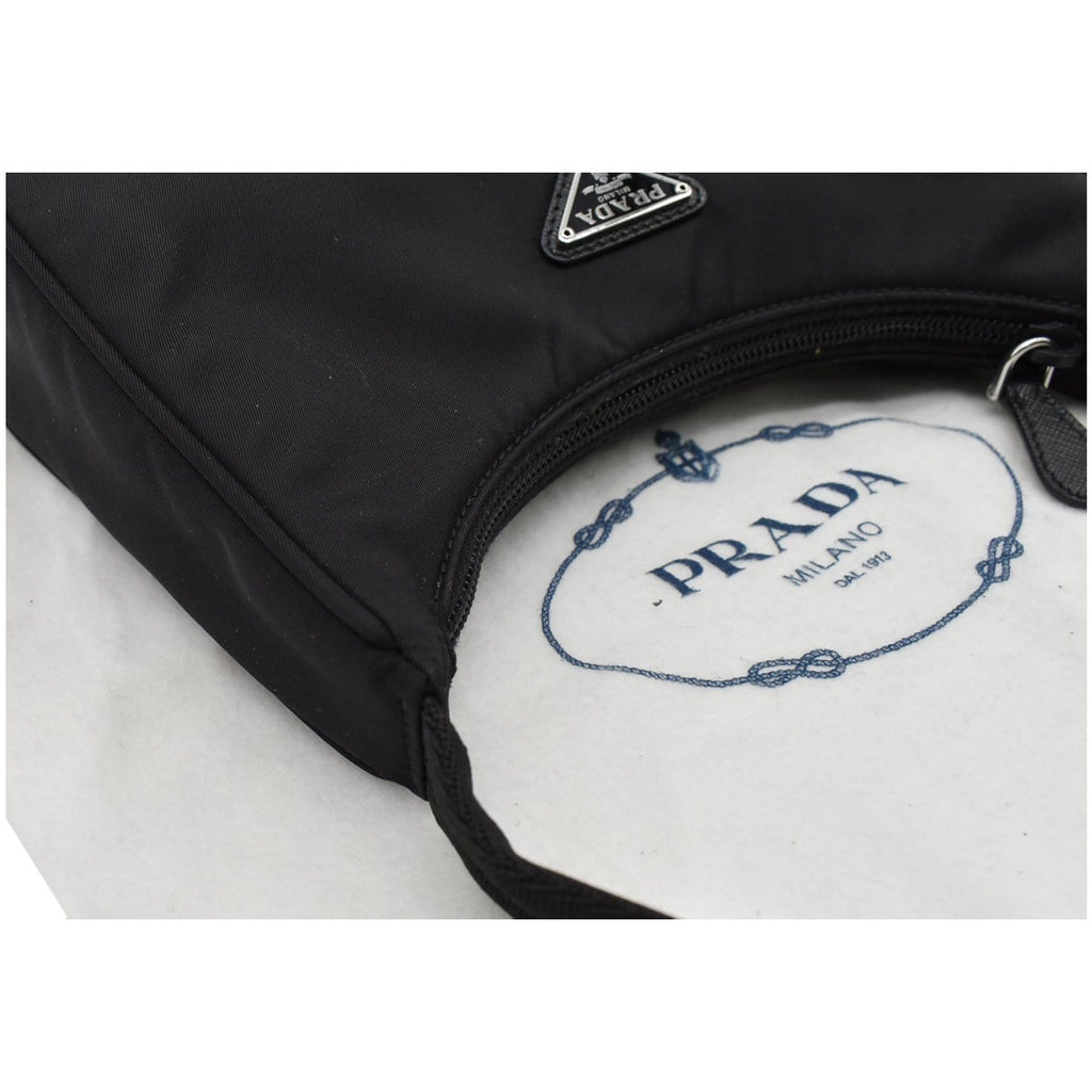 PRADA Re-Edition 2000 Mini Nylon Shoulder Bag Black