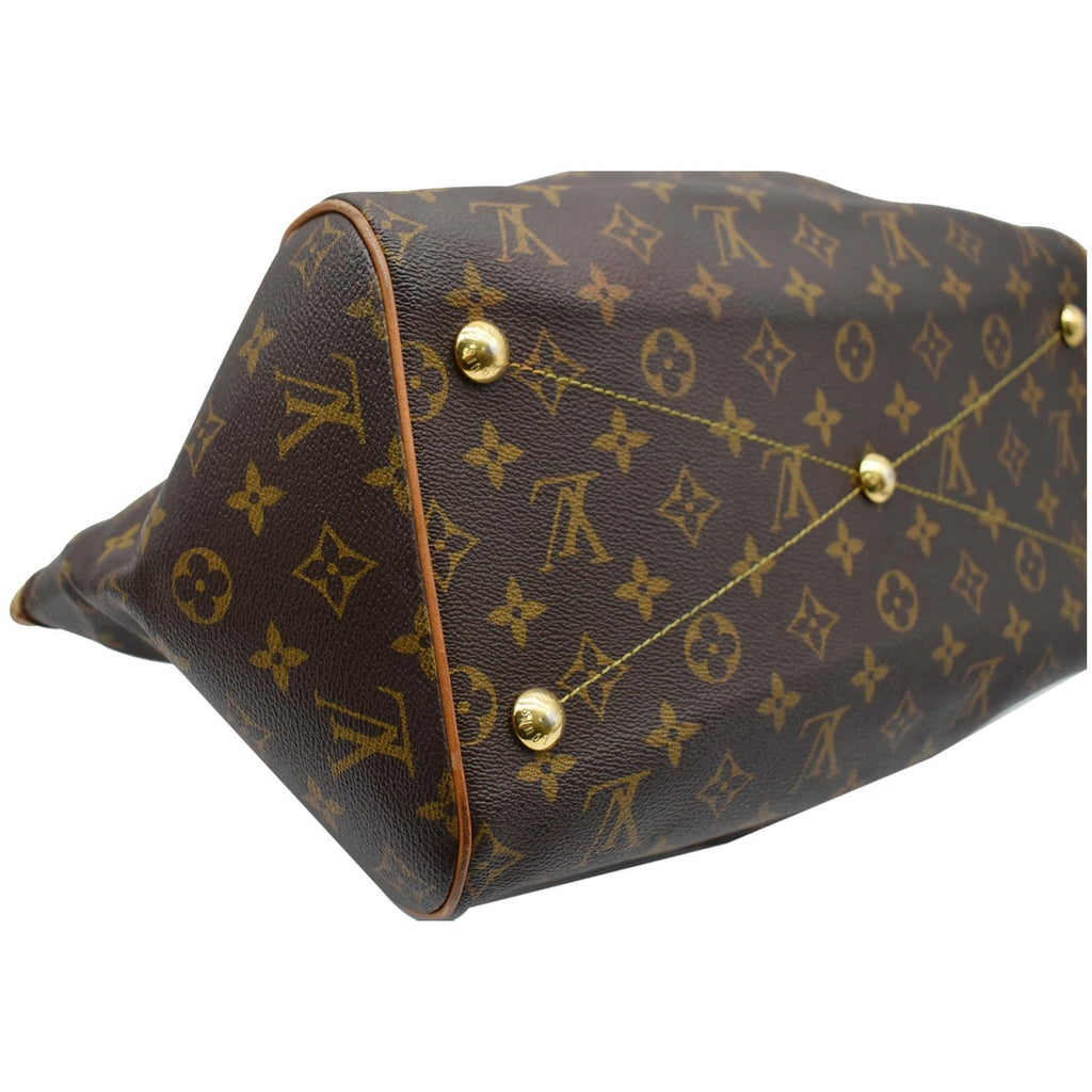 LOUIS VUITTON Tivoli GM Monogram Canvas Shoulder Bag Brown