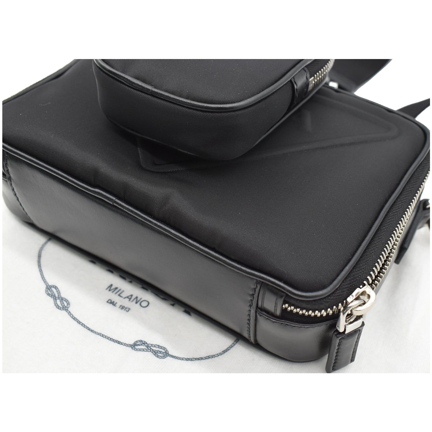 PRADA Re-Edition Nylon Shoulder Bag Black