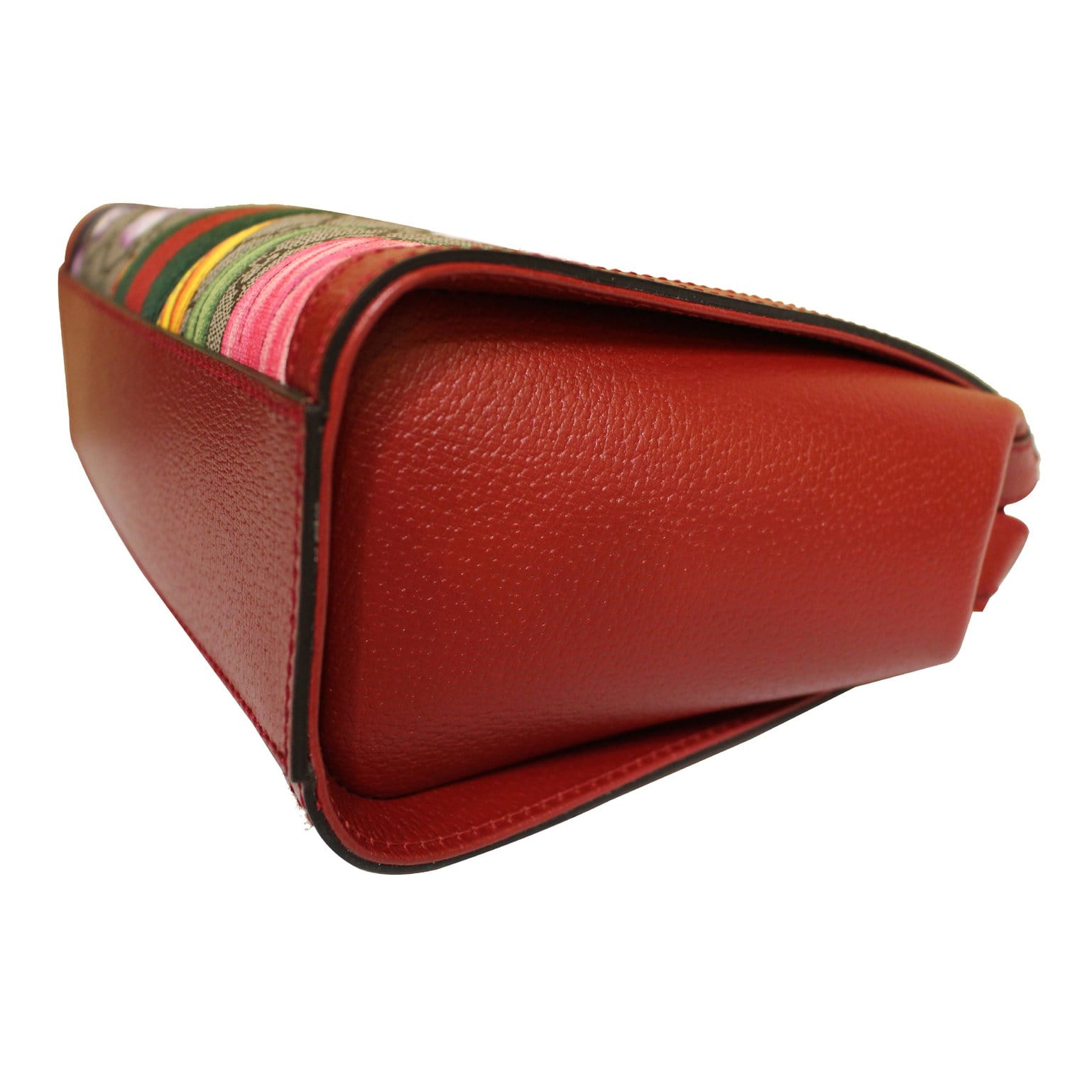 GUCCI Ophidia GG Flora Supreme Small Tote Bag Red 547551