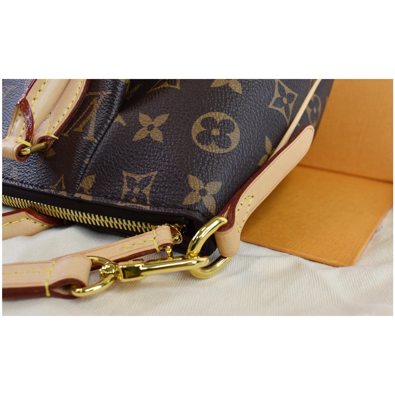 LOUIS VUITTON Turenne PM Monogram Canvas Shoulder Bag Brown