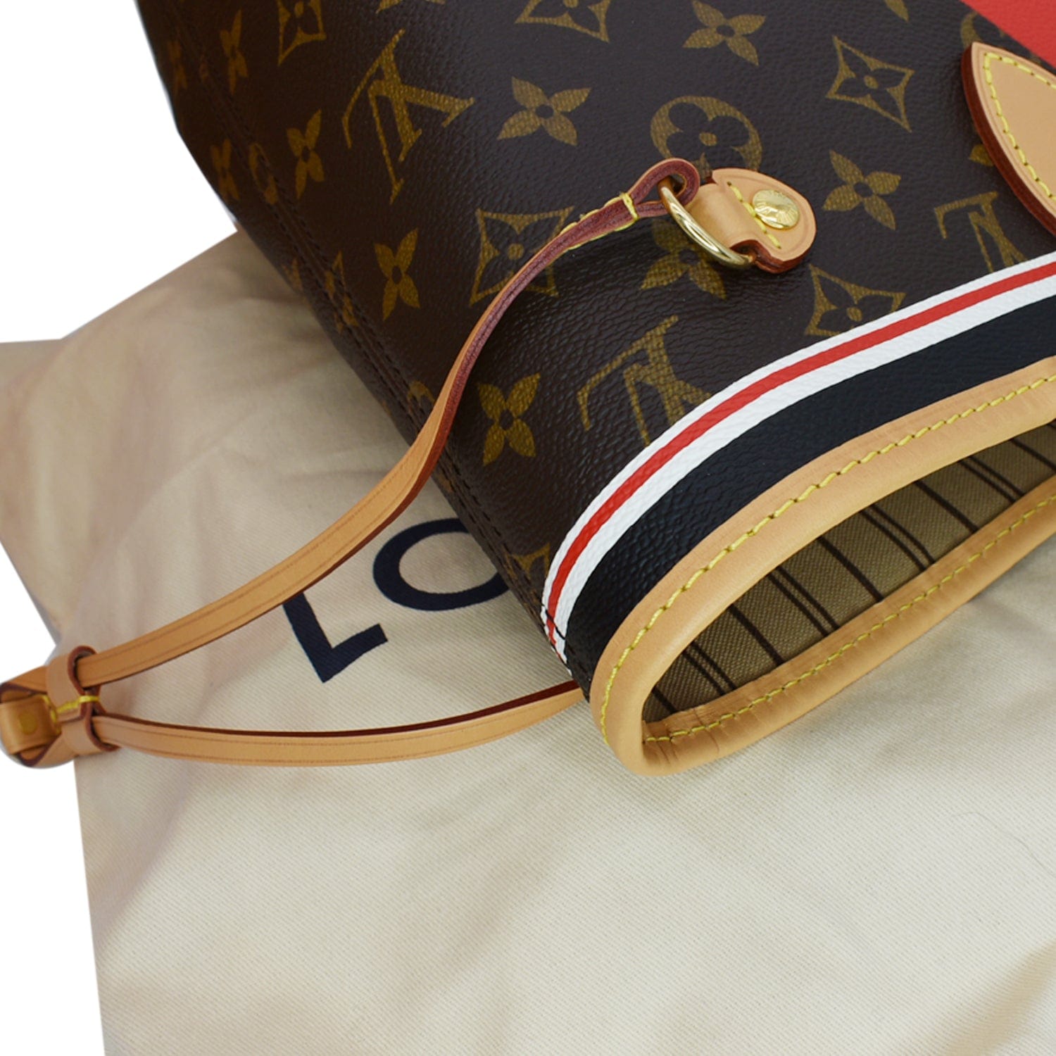 LOUIS VUITTON Game On Neverfull Monogram Canvas Tote Bag Brown