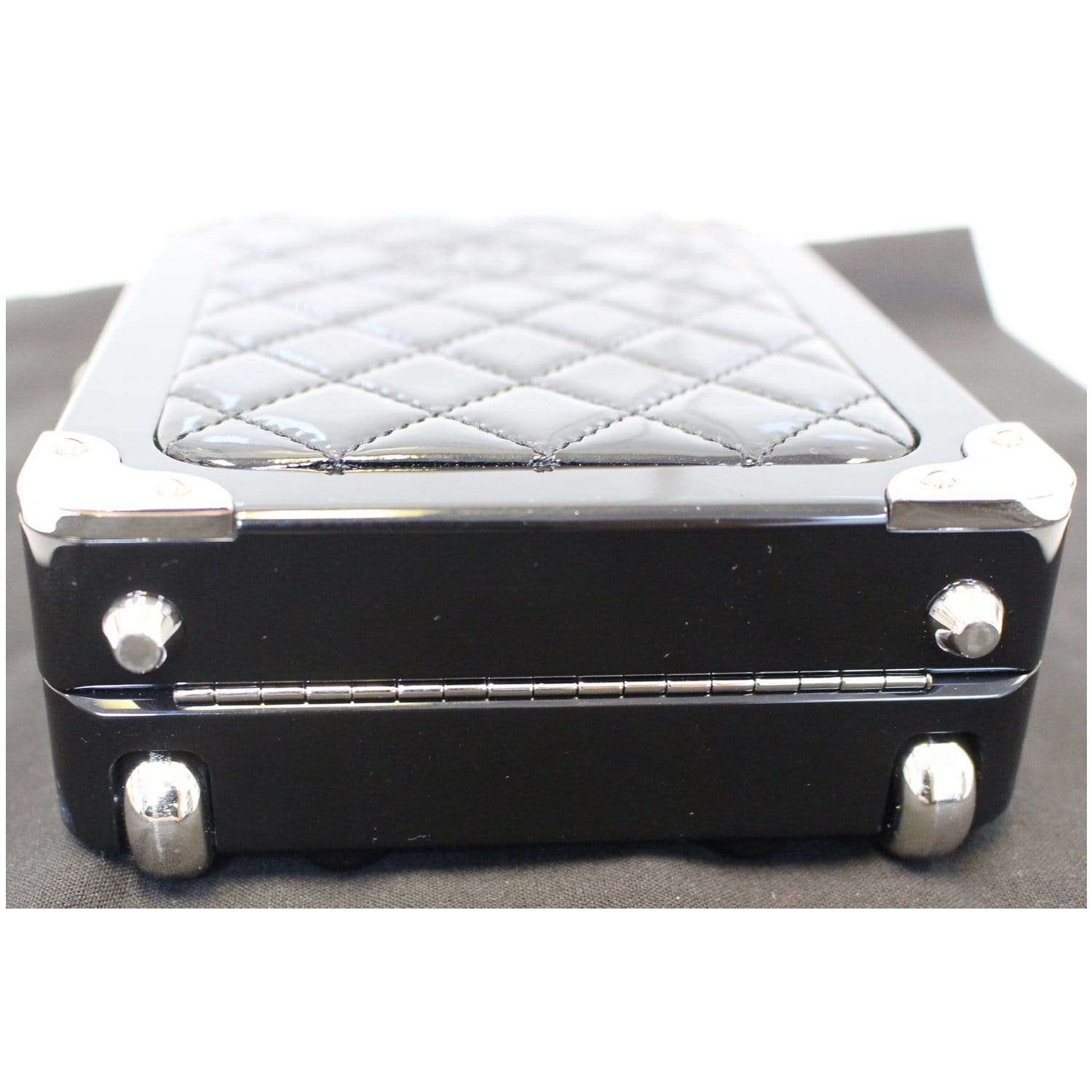 CHANEL Evening In The Air Mini Trolley Minaudiere Crossbody Bag Black