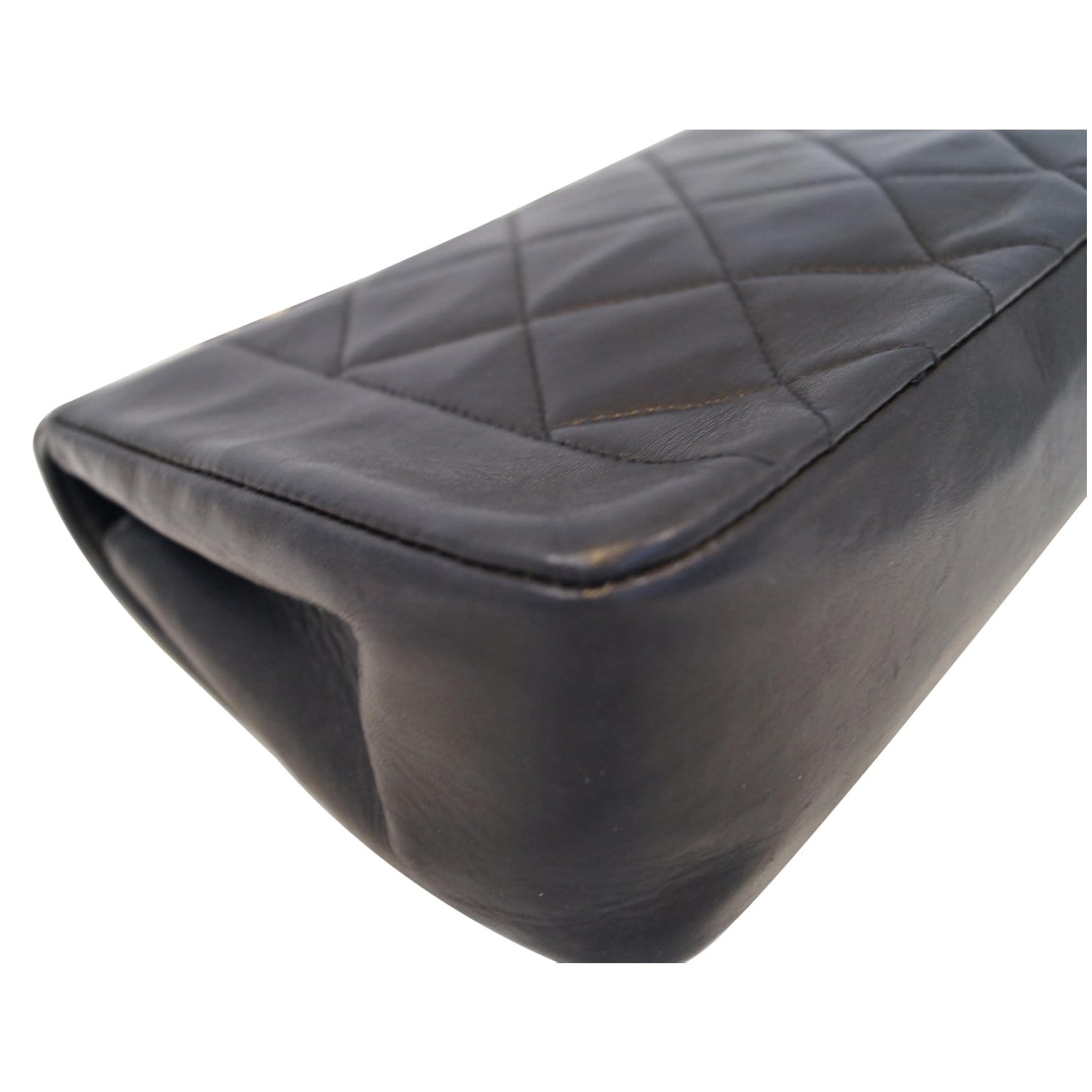 CHANEL Diana Flap Bag Quilted Lambskin Shoulder Bag Black
