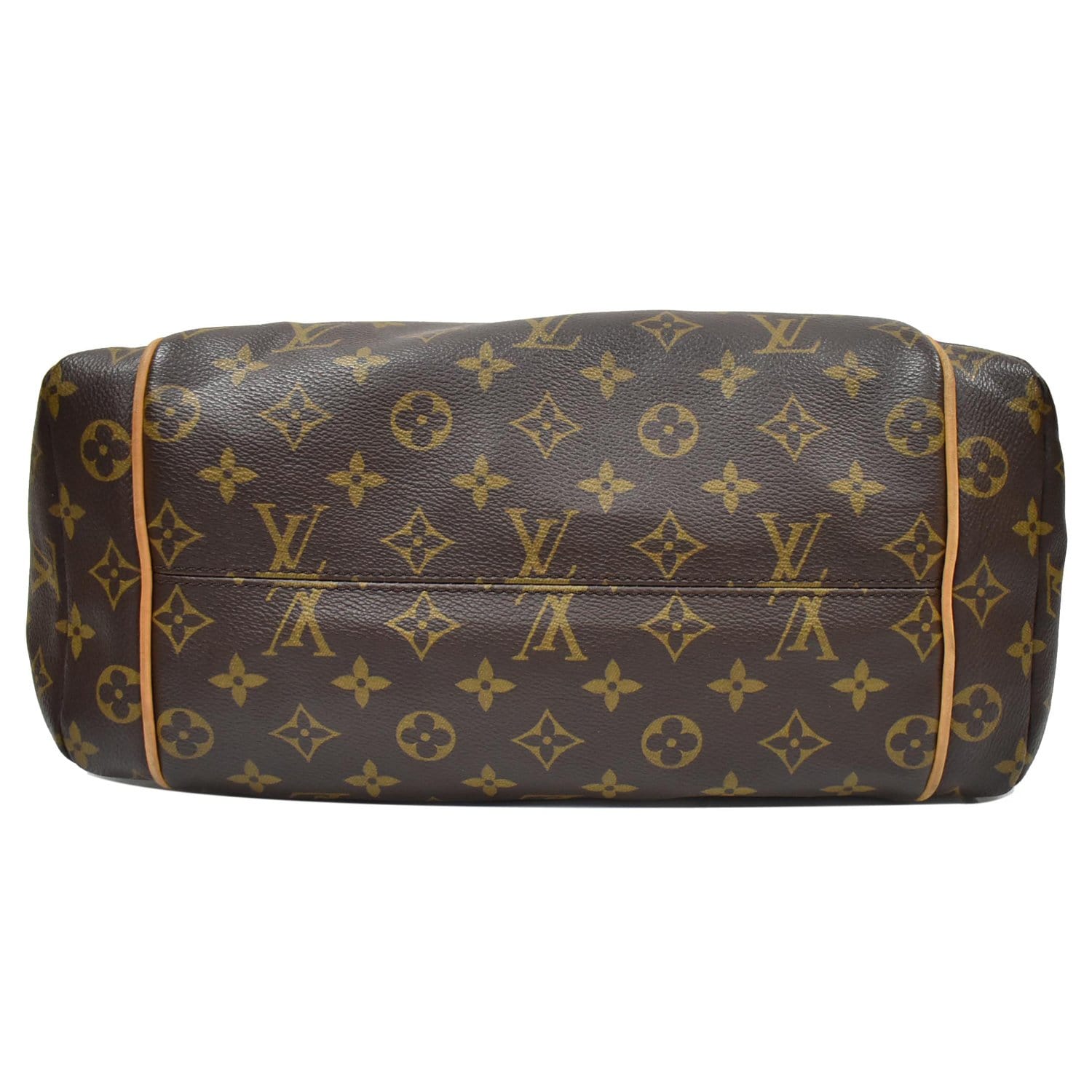 LOUIS VUITTON Totally MM Monogram Canvas Shoulder Bag Brown
