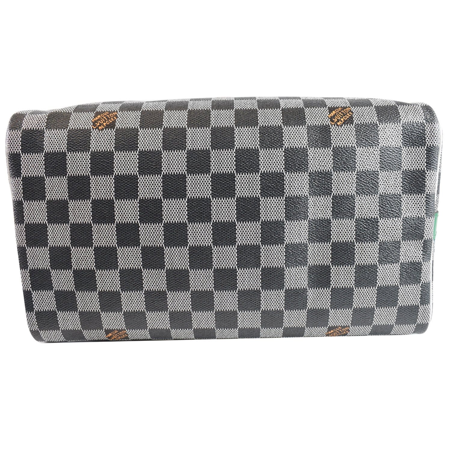 LOUIS VUITTON Speedy 30 Bandouliere Damier Shoulder Bag Black White